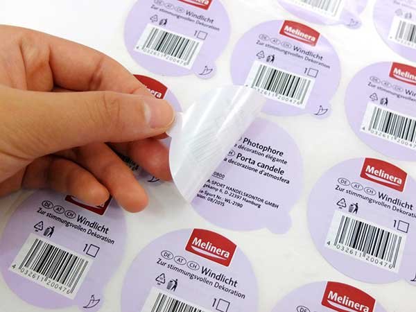 Круглая этикетка товар