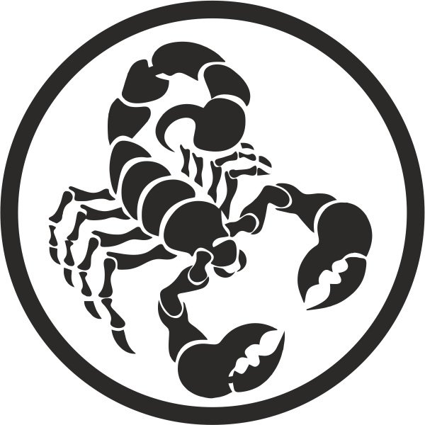 Наклейка скорпион (48 фото)