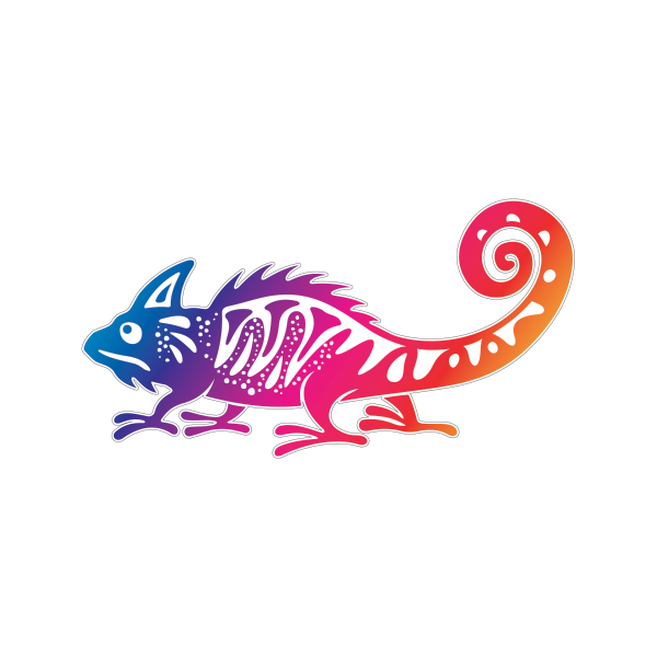 Стикер ящерицы