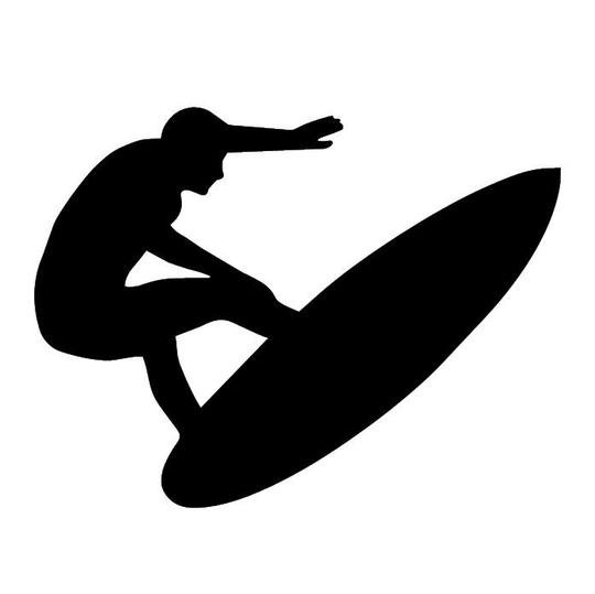 Серфинг силуэт