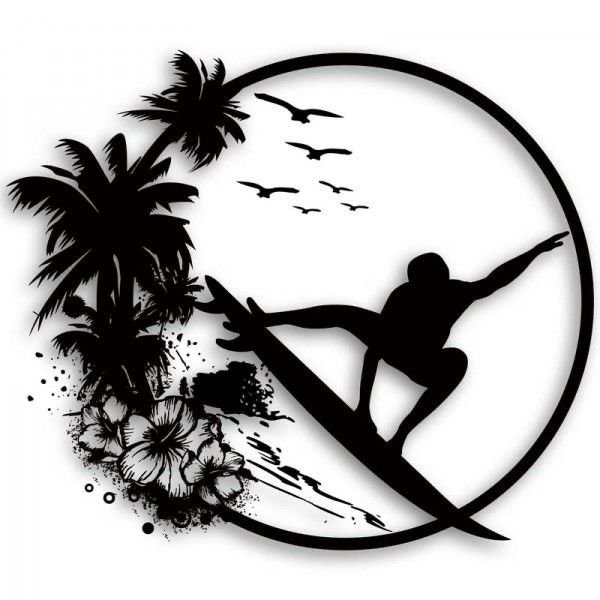 Доска для серфинга эскиз