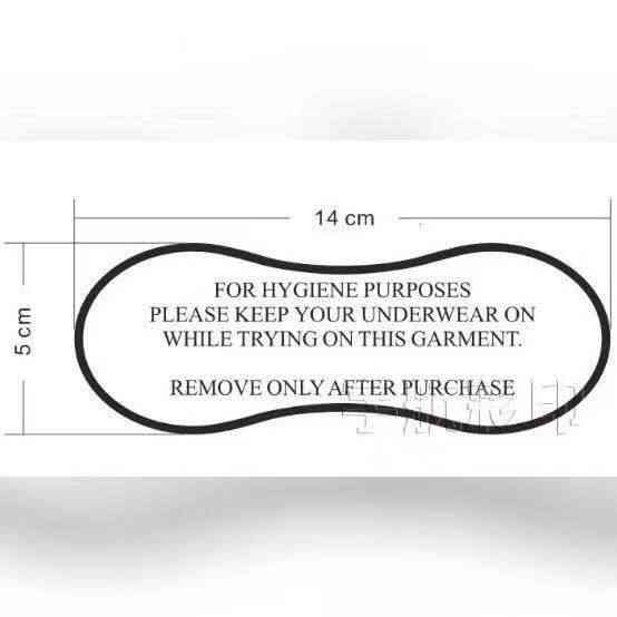 Гигиеническая наклейка (48 фото)