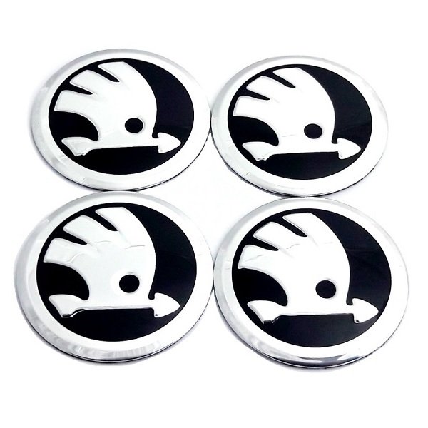 Наклейка Шкода на колпачок диска