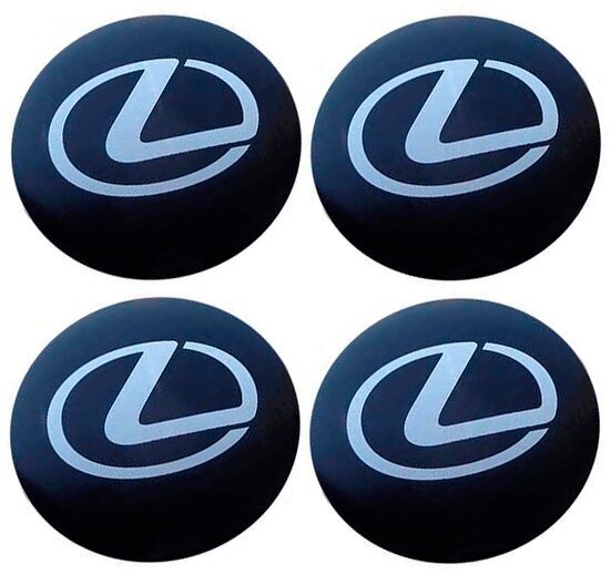 45мм наклейка Лексус на колпачки