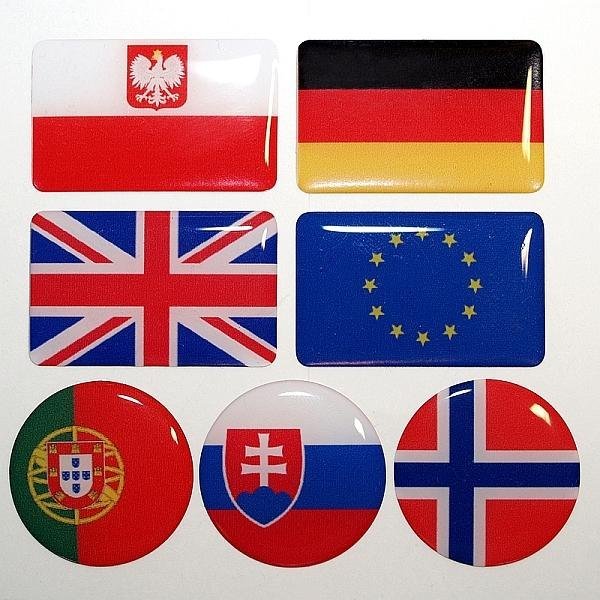 Наклейки флаги
