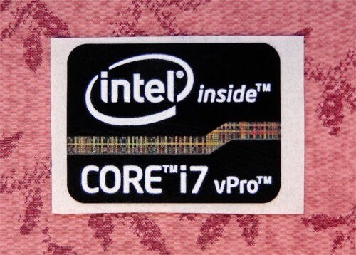 Intel Sticker Core i7