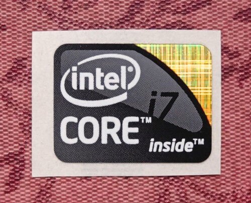 Intel Core i3 наклейка