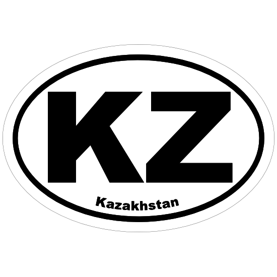 Kz наклейка на автомобиль