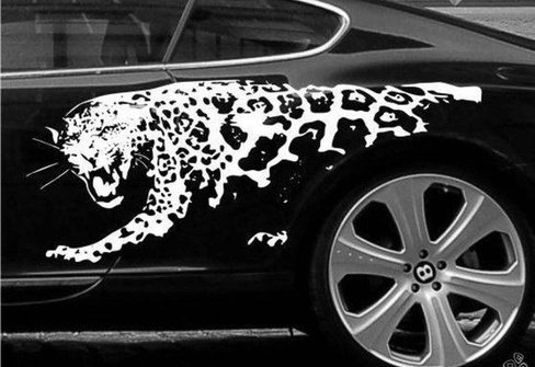 Наклейка Самурай сбоку на машину