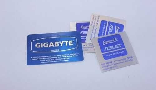 Гарантийный стикер Gigabyte