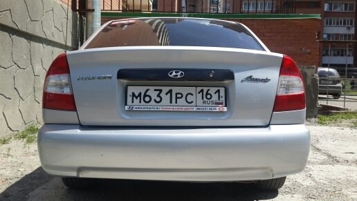 Наклейка Hyundai Accent ТАГАЗ