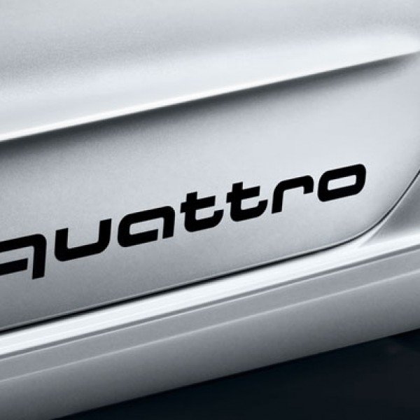 Ауди кватро наклейки а4