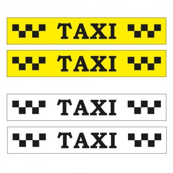 Наклейки такси