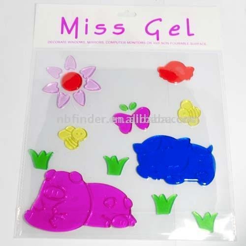Гелевые наклейки на стекло