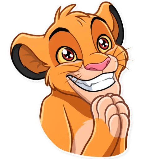 Стикеры Король Лев телеграмм