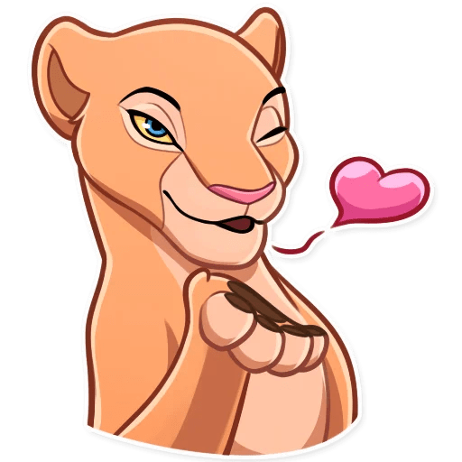 Король Лев Стикеры Симба