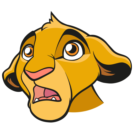 Стикеры Король Лев