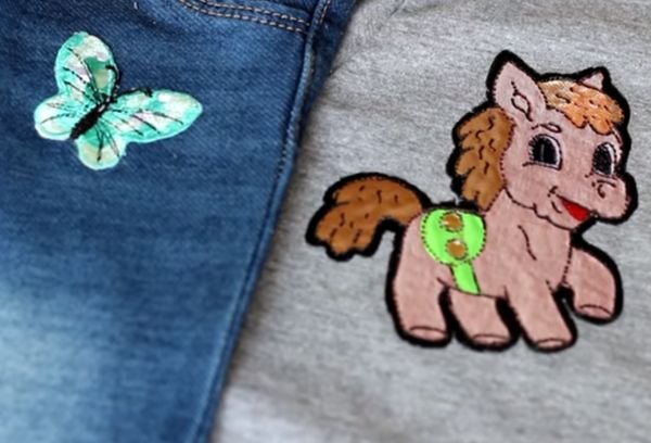 Наклейки на ткань