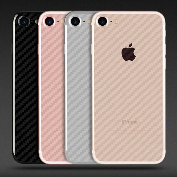 Защитная карбоновая на заднюю панель iphone 12