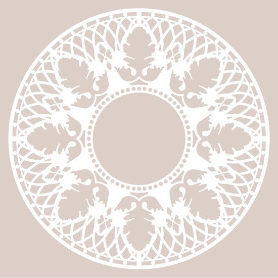 Наклейка на натяжной потолок под люстру