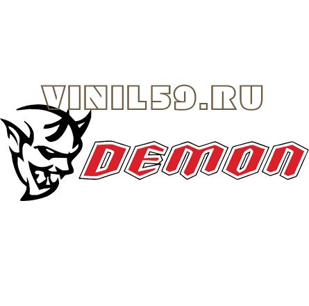 Наклейка демон на авто