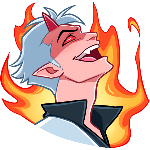 Стикеры из ВК дьявол