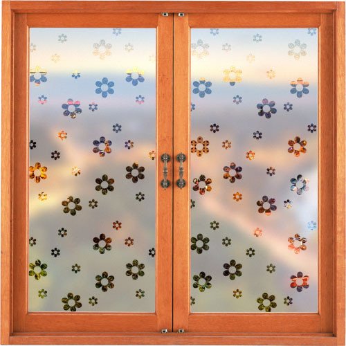 Плёнка на окна декоративная