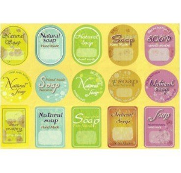 Этикетки для мыла шампуня