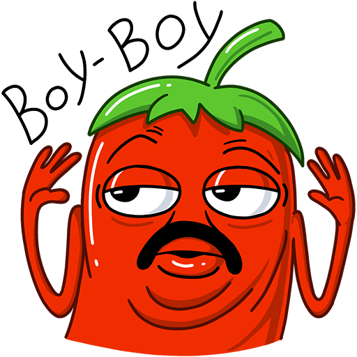 Стикеры Эдисона перца