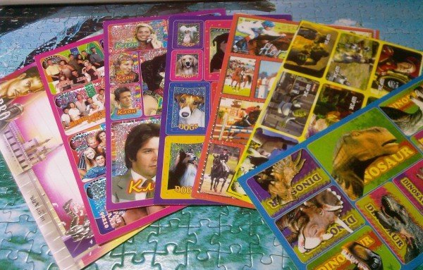 Наклейки из жвачек