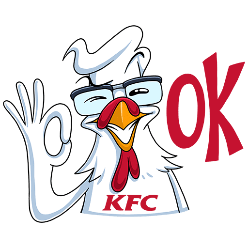 Стикеры KFC В ВК