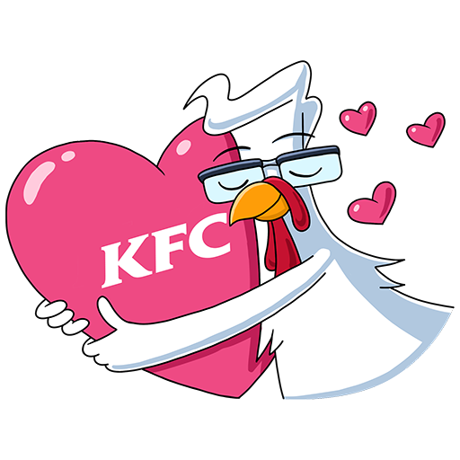 Стикеры КФС В ВК