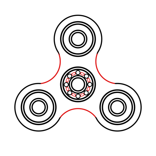 Нарисовать спиннер