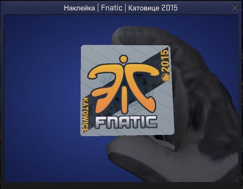 Fnatic наклейка