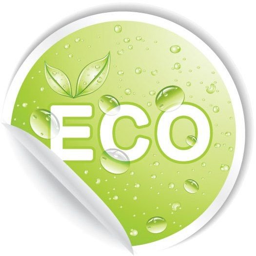 Значок эко стикер