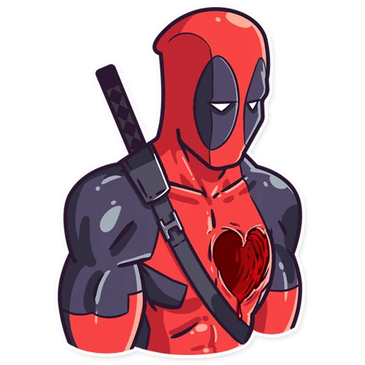 Наклейки Дэдпула