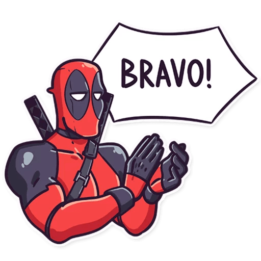 Наклейки с ДЭДПУЛОМ