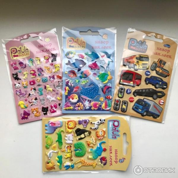 Мягкие наклейки