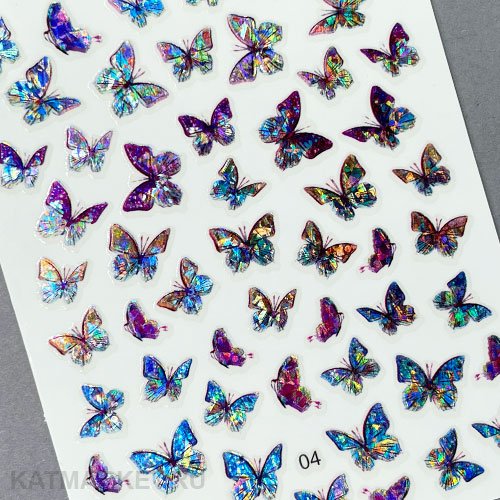 Наклейки фольгирование серебро