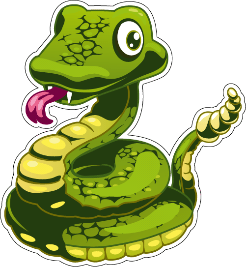 Стикеры змейки