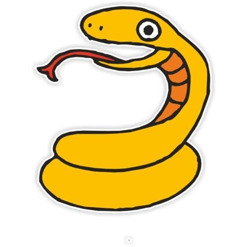 Змея стикер