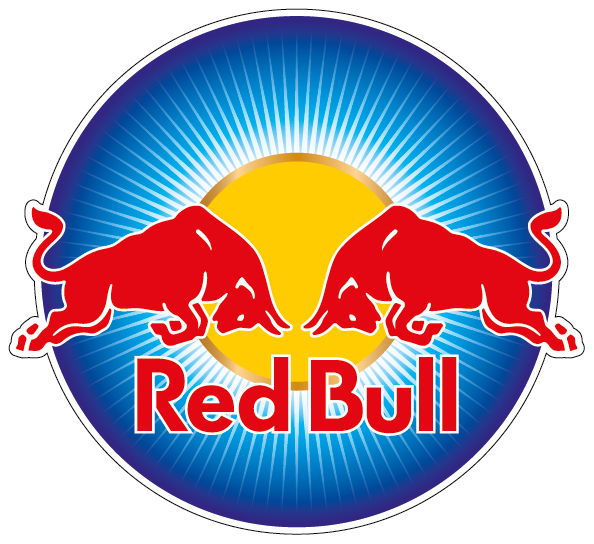 Red bull наклейка на авто