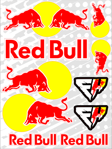 Наклейки Red bull