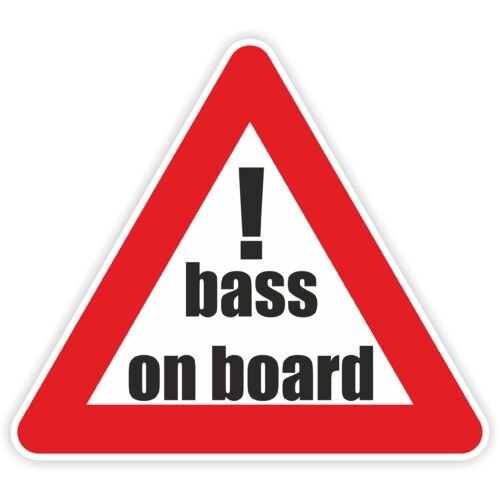 Наклейки басс