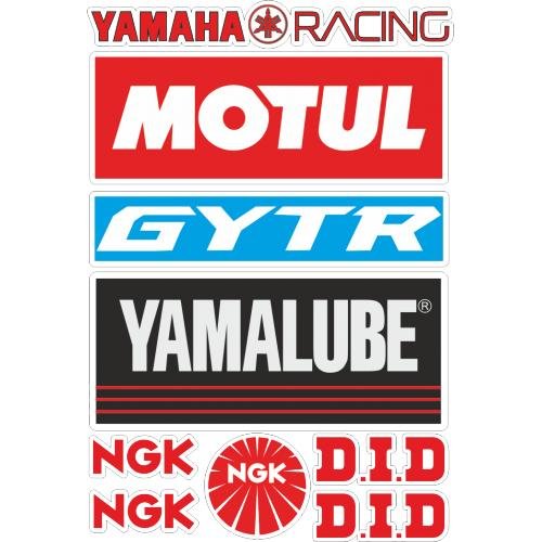 Наклейки Yamaha GYTR Yamalube