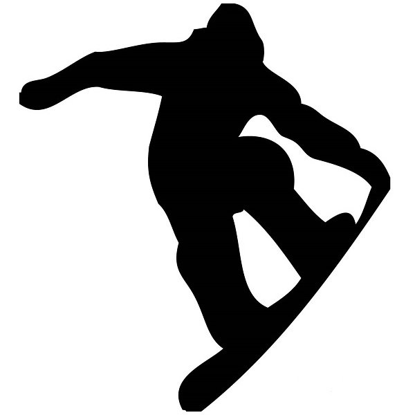 Наклейка сноубордиста