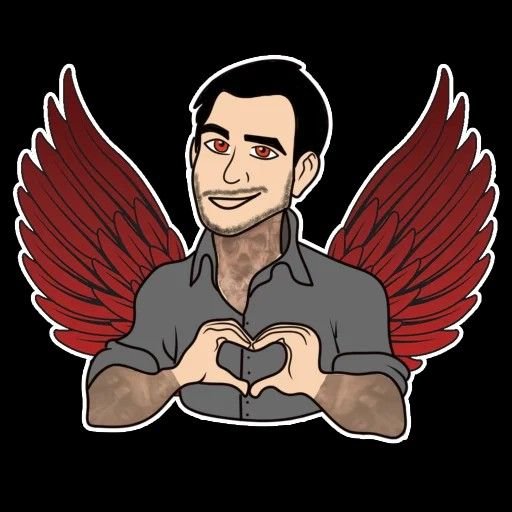 Наклейки по сериалу Люцифер