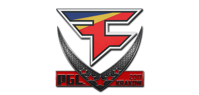 Белая буква f для клана