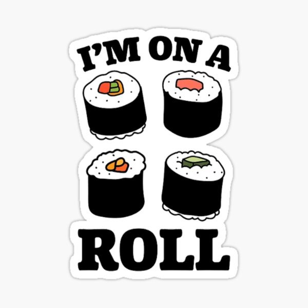 Наклейки роллы