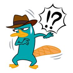 Перри Утконос Стикеры